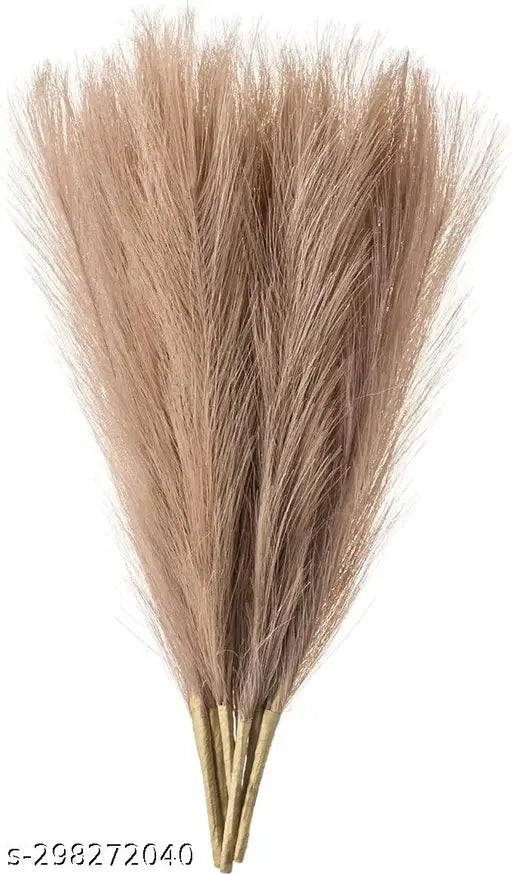 Yubi Sora's faux pampas artificial flowers (Set of 3)