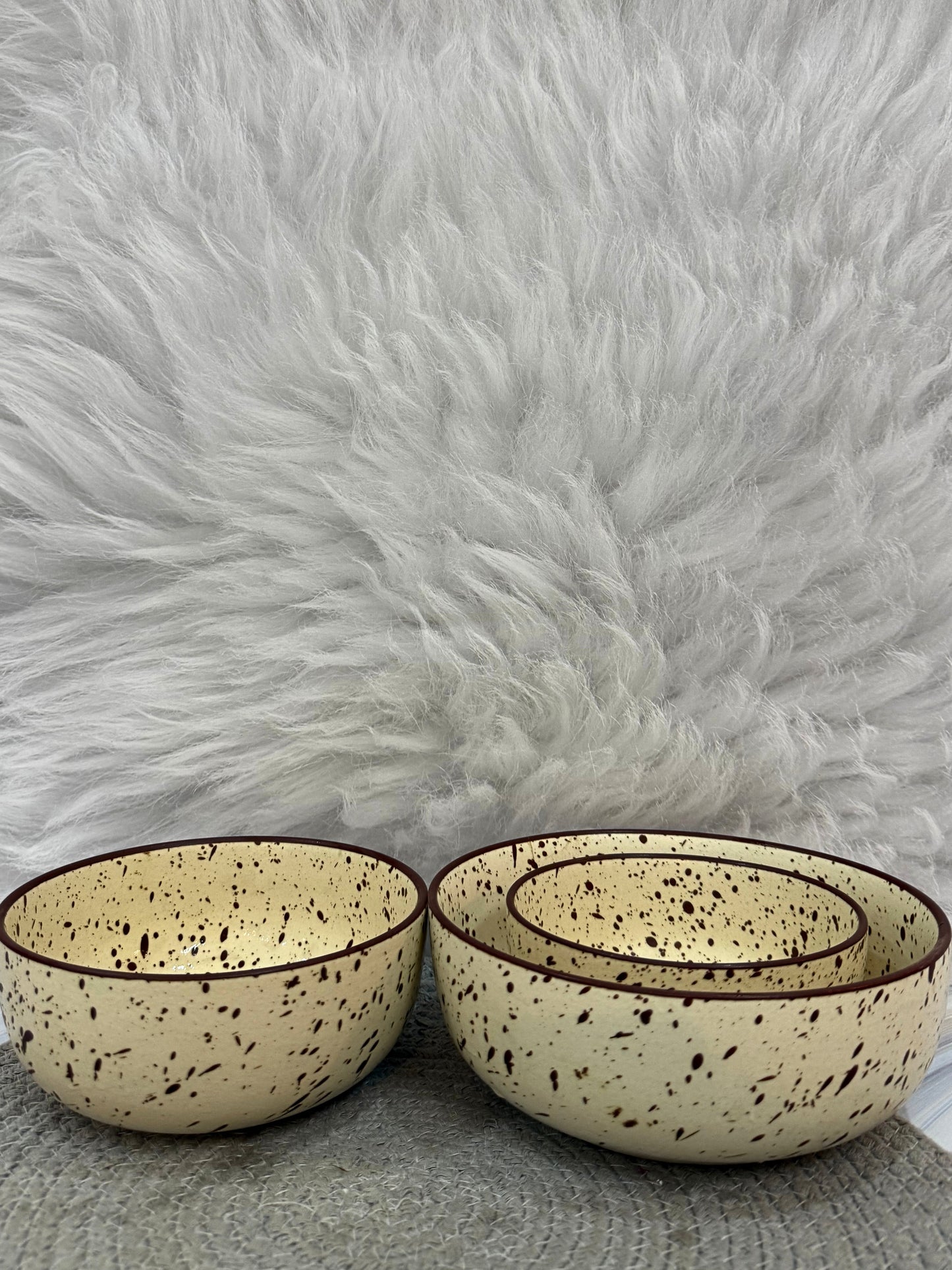 Yubi Sora - Beige Chic Bowl Set of 3
