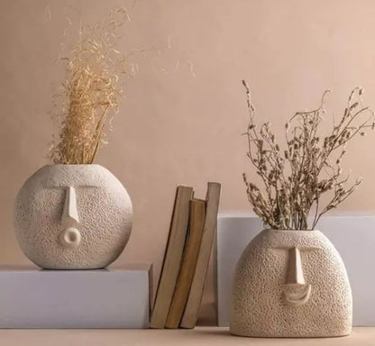 Yubi Sora Face Vase Duo