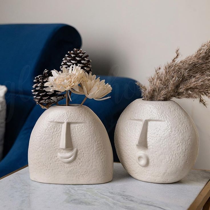 Yubi Sora Face Vase Duo