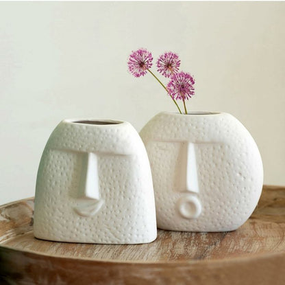 Yubi Sora Face Vase Duo