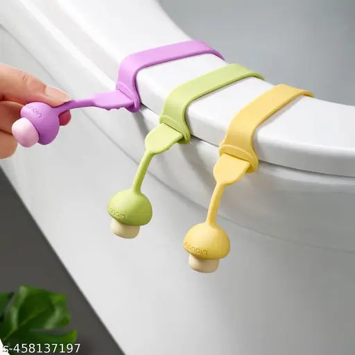 Mushroom Toilet Seat Lifter Handles - Pack of 3