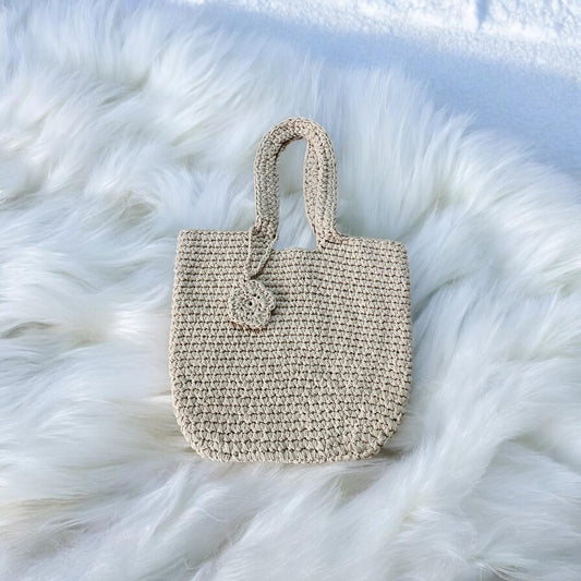 Yubi Sora Handknit Bag with Handle
