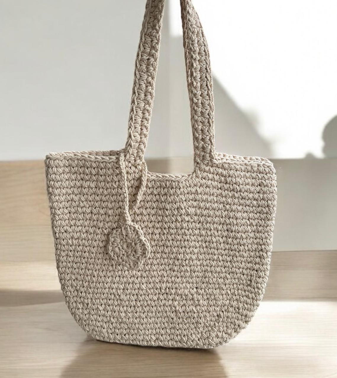 Yubi Sora Handknit Bag with Handle