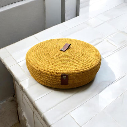 Yubi Sora Mustard Yellow Dry Fruit Basket Set