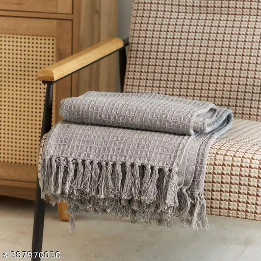 Soft Cotton Throw Blanket