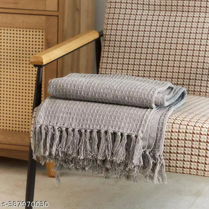 Soft Cotton Throw Blanket